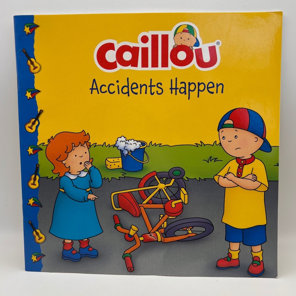 Caillou Accidents Happen Book 2023 Beaver Books Canada